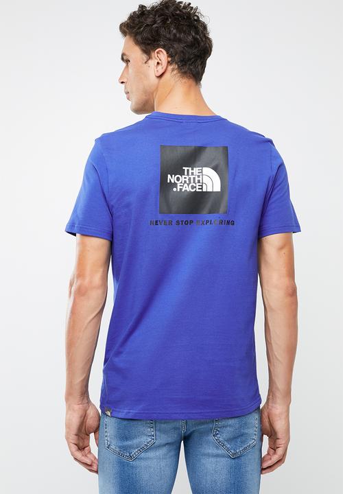 The North Face - Redbox logo short sleeve tee - blue