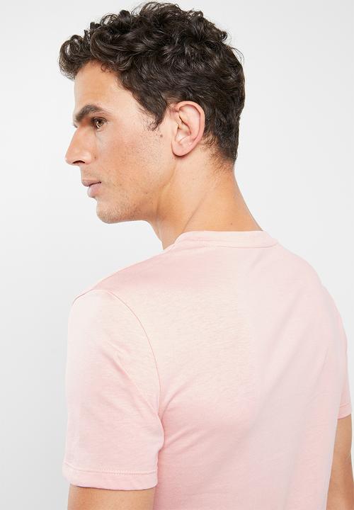 POLO - Michael plain V-neck short sleeve T-shirt - pink