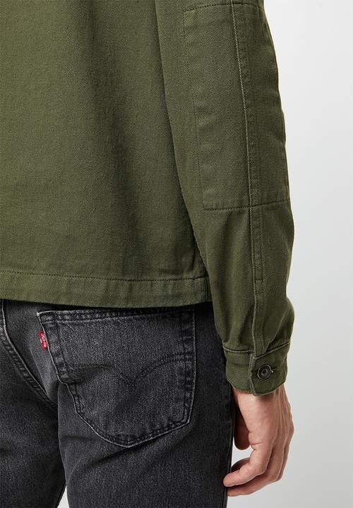 Superbalist - Overdyed worker jacket - khaki