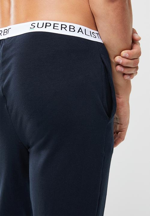 Superbalist - Knit slim fit lounge pants - navy