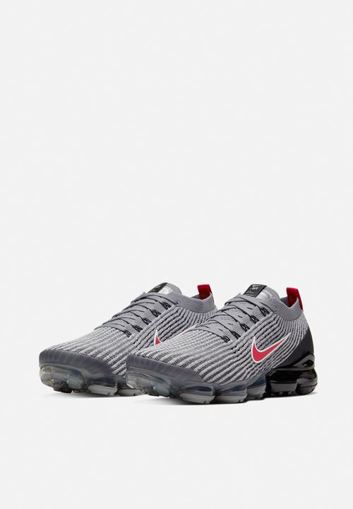 Nike - Air Vapormax Flyknit 3 - particle grey/university red-black