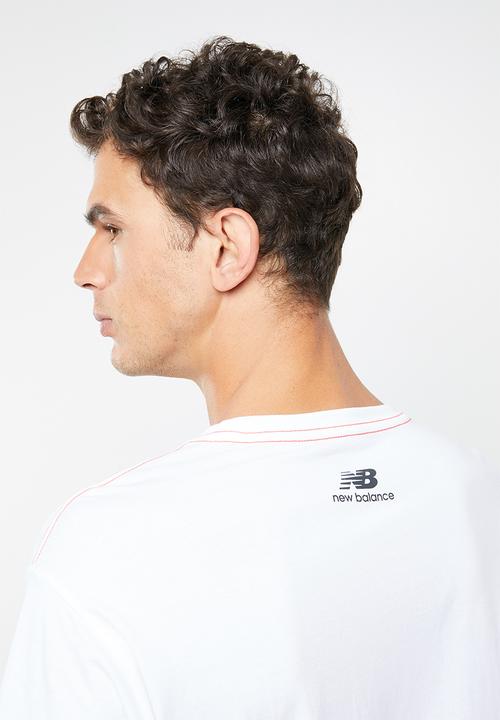 New Balance  - New balance athletics trail tee - white