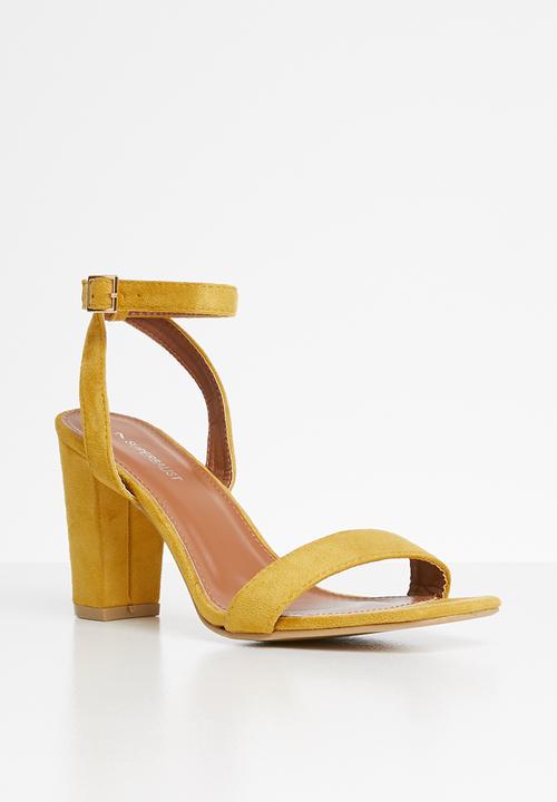 Superbalist - Stef barely-there heel - yellow