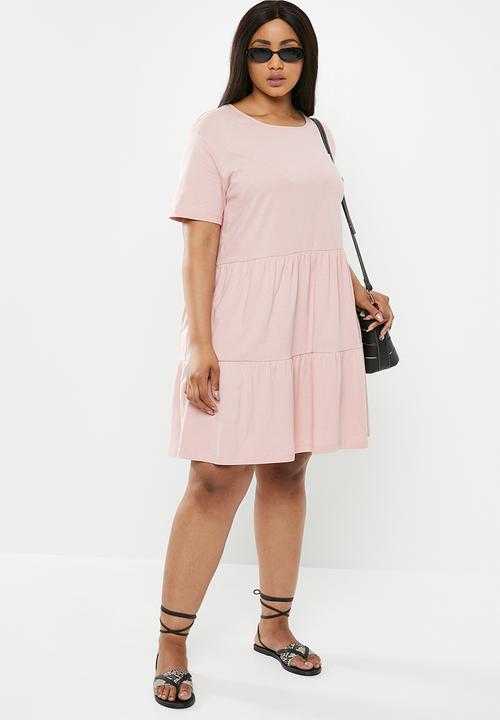 New Look - Smock mini dress - pink