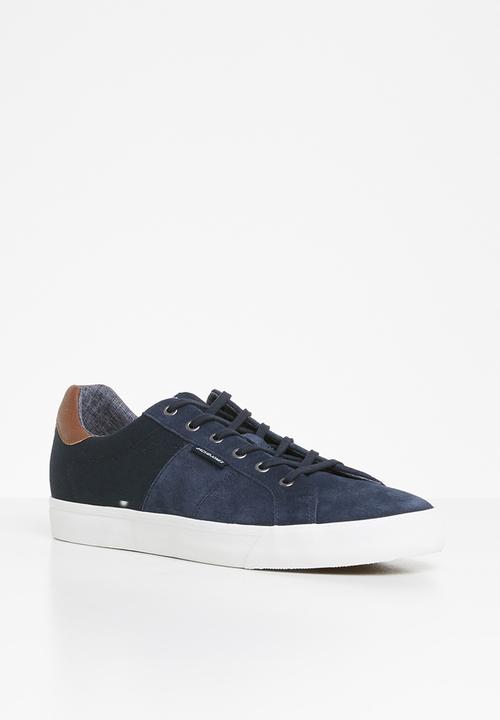 Jack & Jones - Jfwken suede mix - navy