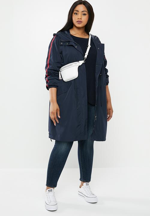Carmakoma - Evelyn spring coat - navy & red 