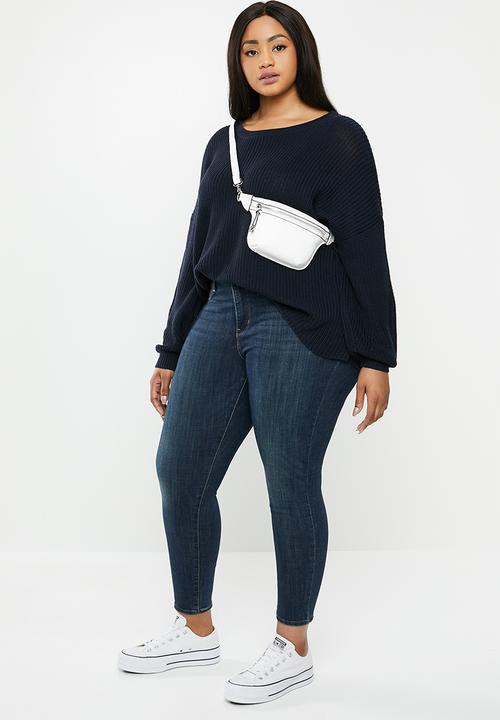 Carmakoma - Lobster long sleeve oversize pullover - navy 