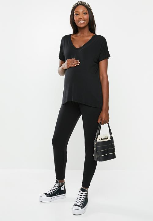 Cotton On - Maternity Karly short sleeve top - black