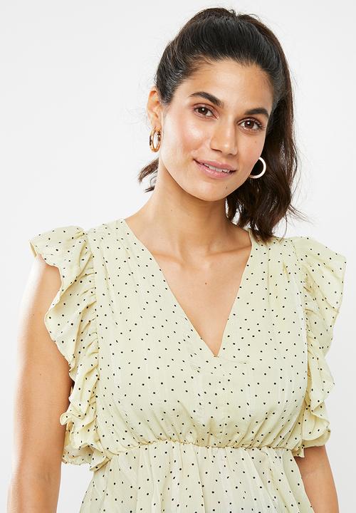 Glamorous - Tier top - black & cream