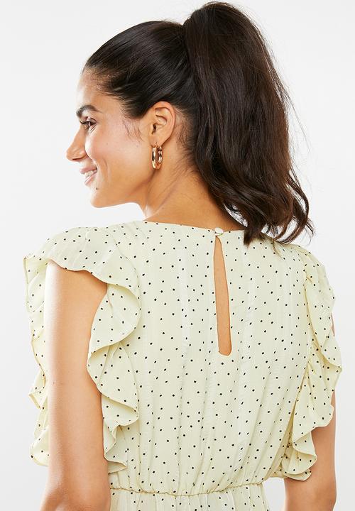 Glamorous - Tier top - black & cream