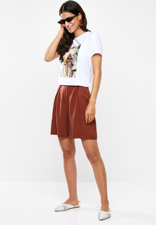 Me&B - Printed tee - white