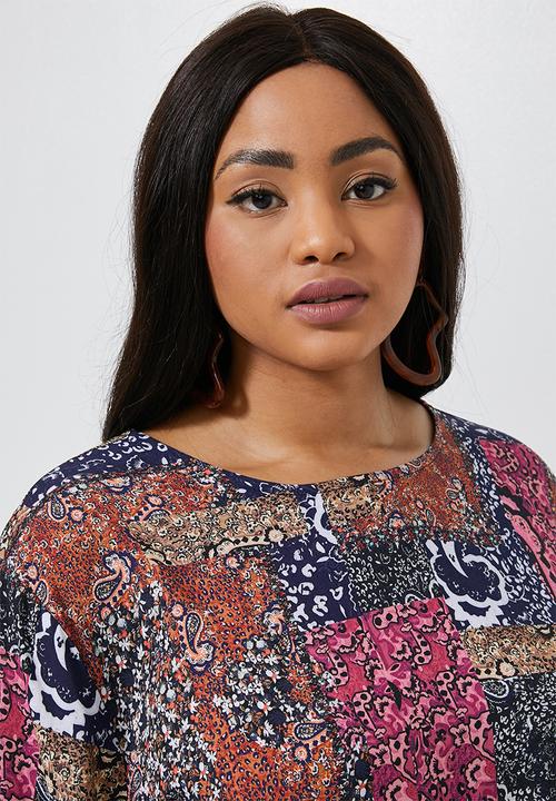 Superbalist - Wide sleeve shift dress - mutli