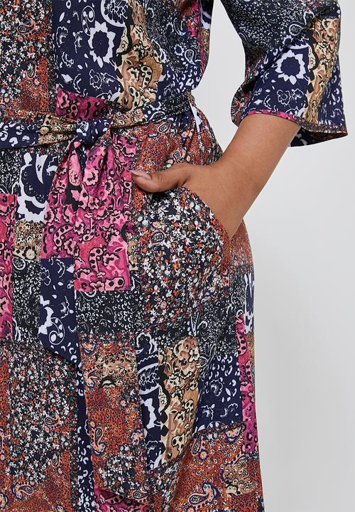 Superbalist - Wide sleeve shift dress - mutli
