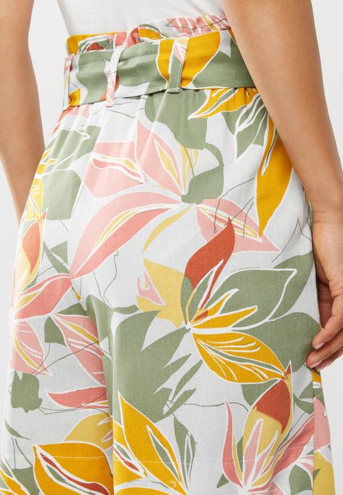 Me&B - Wide leg 3/4 shorts - multi