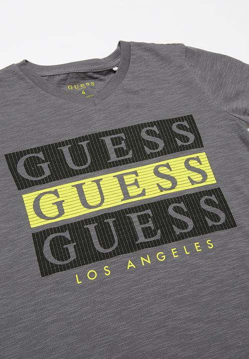 GUESS - Short sleeve Guess 3 step tee - multi