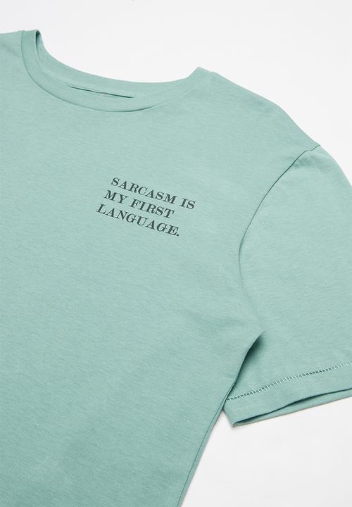 Free by Cotton On - Oversized tee - green 