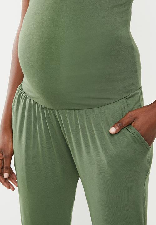 Superbalist - Maternity Relaxed knit pant - khaki1