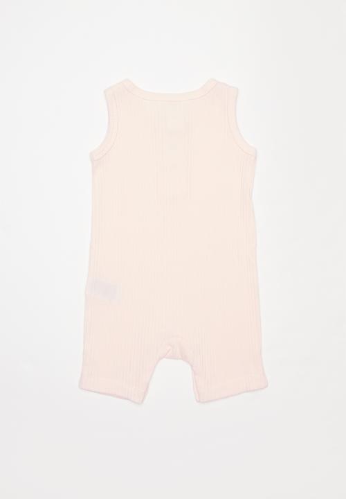 Cotton On - The sleeveless short leg romper -  pink