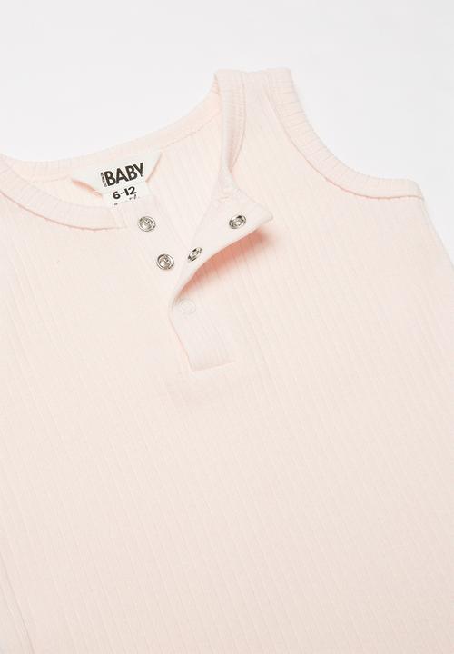 Cotton On - The sleeveless short leg romper -  pink