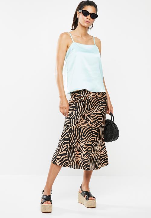 Glamorous - Midi skirt - black & neutral