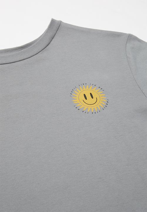 Free by Cotton On - Oversized tee - grey
