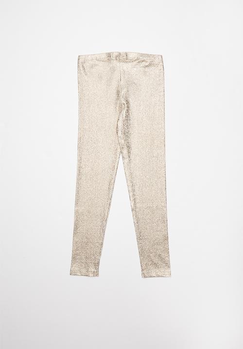 Cotton On - Huggie tights -  beige & rose gold