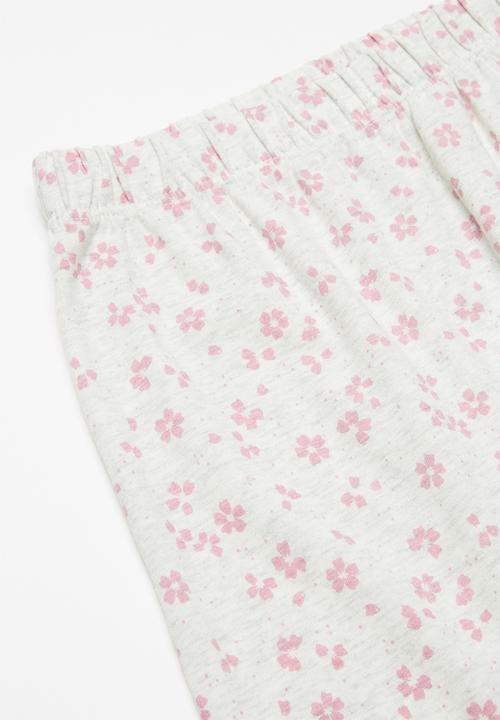 Cotton On - The legging - grey & pink 