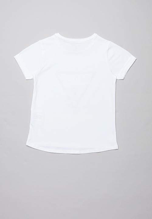 GUESS - Short sleeve guess tri tee - white