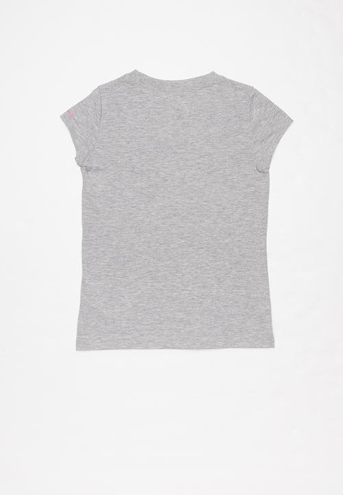 Converse - Chuck patch glitter tee - grey 