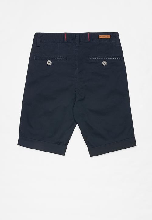 SOVIET - B ballotelli cotton short - navy