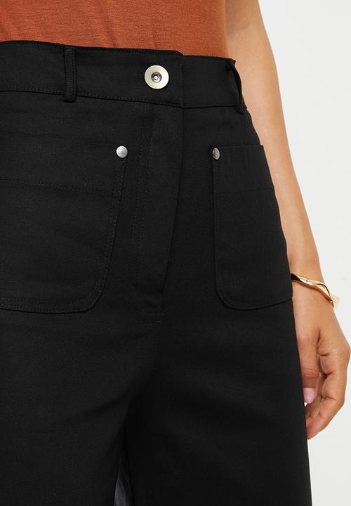Me&B - High waisted sailor pants - black
