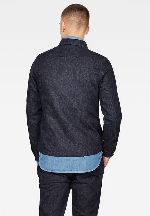 G-STAR - 3301 Lining overshirt jackets - navy 