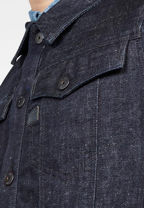G-STAR - 3301 Lining overshirt jackets - navy 