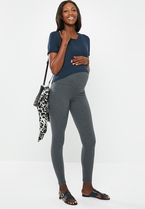 Cotton On - Maternity high low short sleeve top - navy