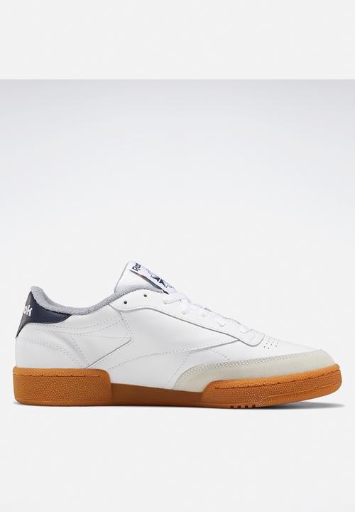 Reebok - Club c 85 mu - white/radiant red/collegiate navy
