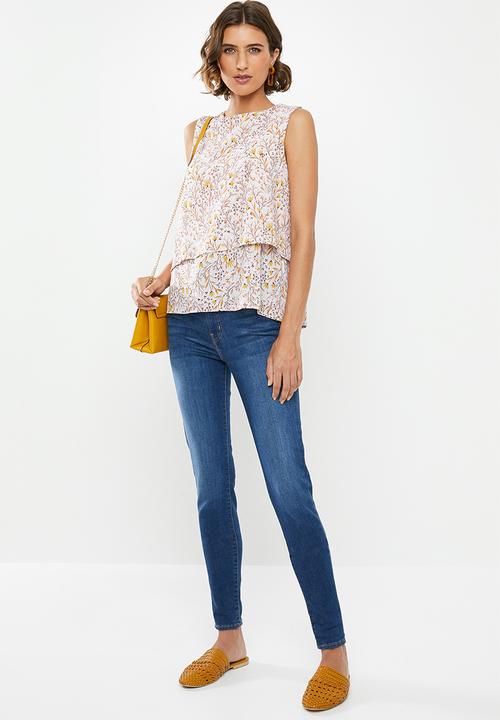 edit - Double layer vest - multi