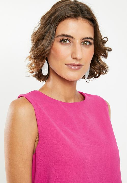 edit - Double layer vest - pink