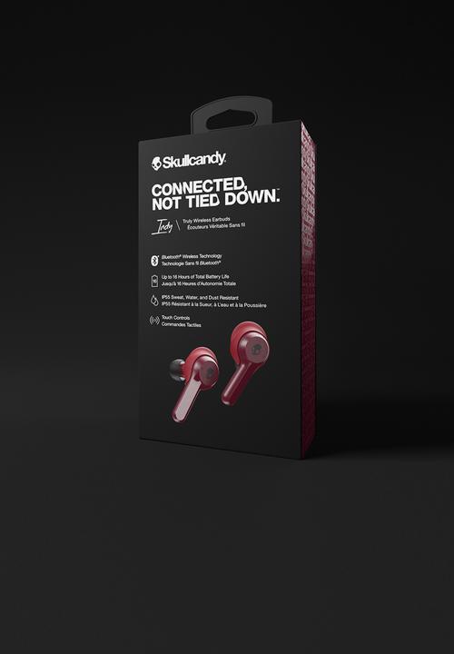 Skullcandy - Indy True Wireless in-ear - Red & Black
