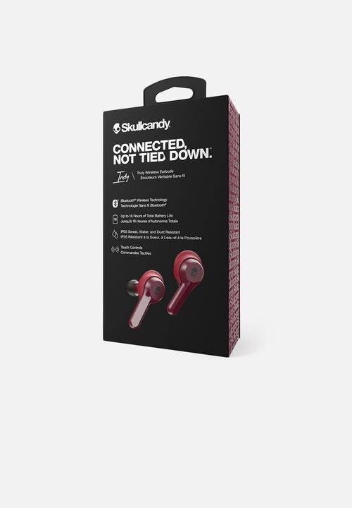 Skullcandy - Indy True Wireless in-ear - Red & Black
