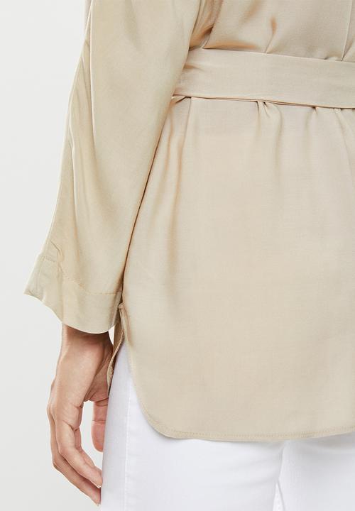 edit - Long sleeve tunic - beige