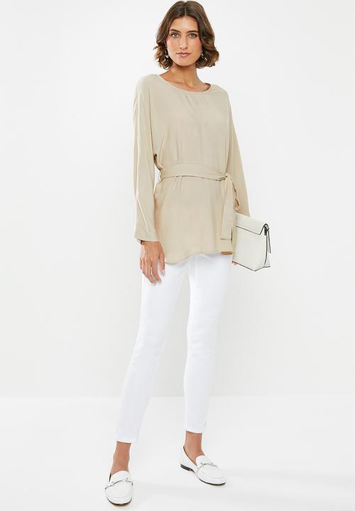 edit - Long sleeve tunic - beige