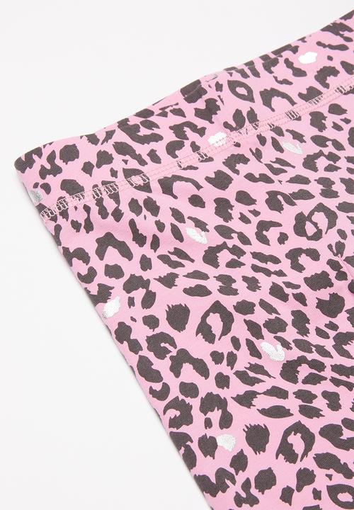 Cotton On - Hailey short - pink & black 