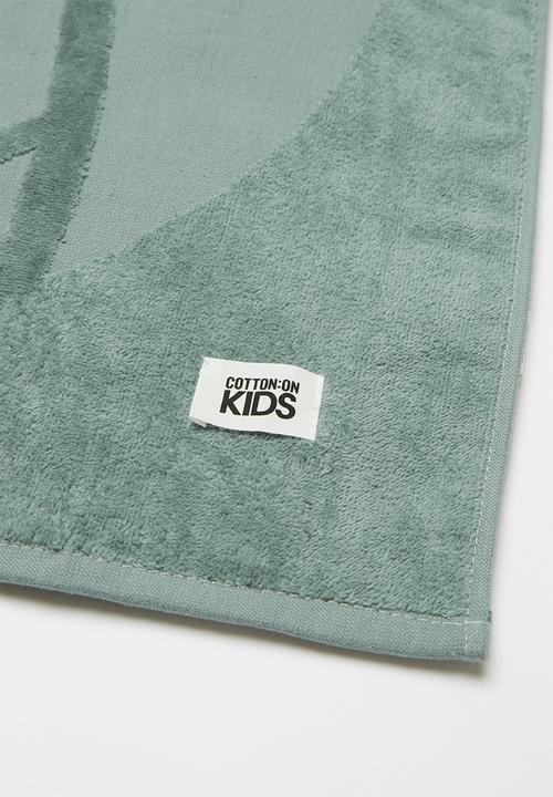 Cotton On - Kids hooded towel - green 