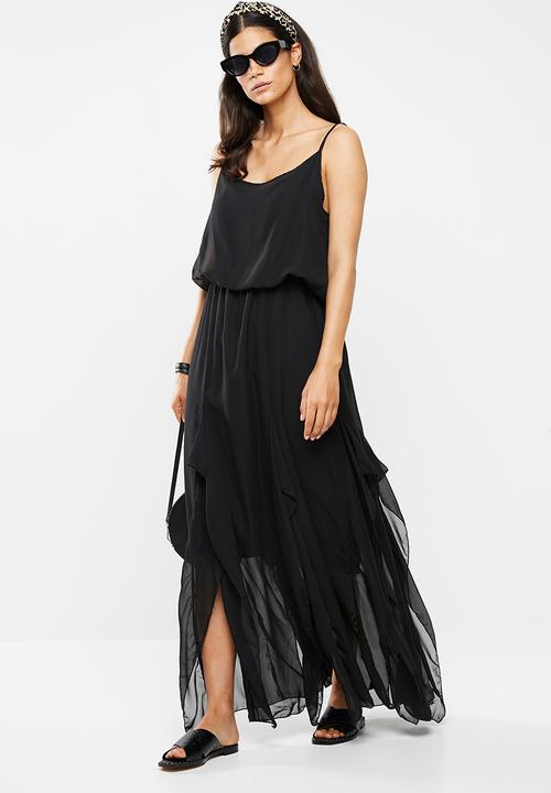 STYLE REPUBLIC - Fit & flare maxi dress - black