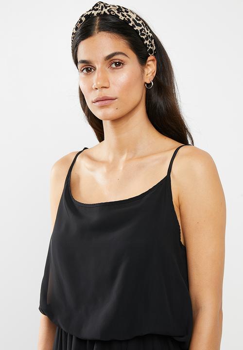 STYLE REPUBLIC - Fit & flare maxi dress - black