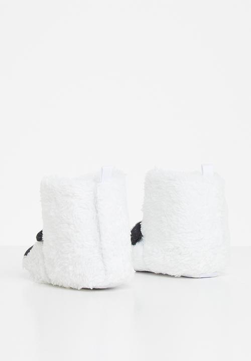 Pop Candy - Baby Sheep Booties - black/white