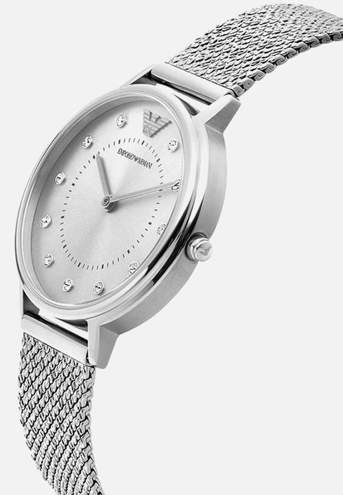 Armani - Kappa - silver mesh