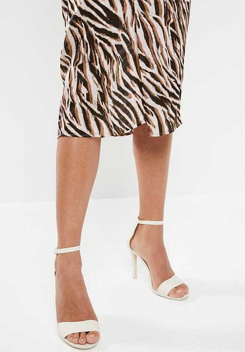 edit - Wrap over dress - black & neutral