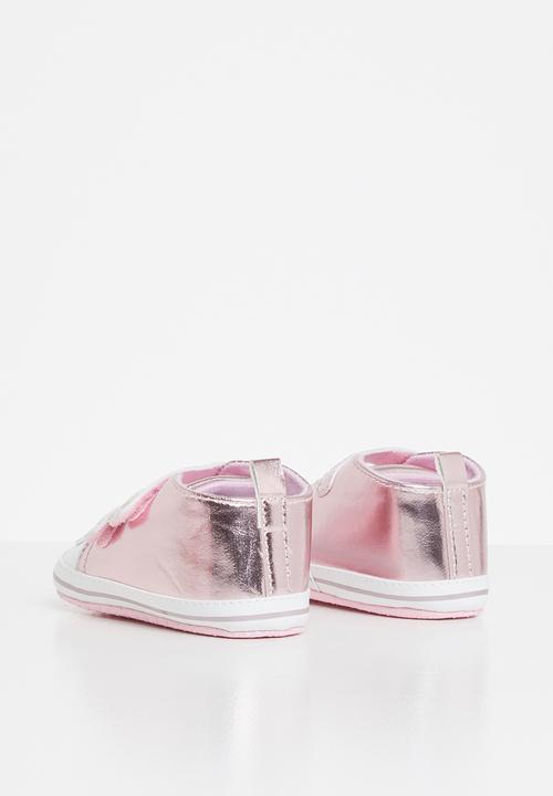 Pop Candy - Baby metallic sneaker - pink