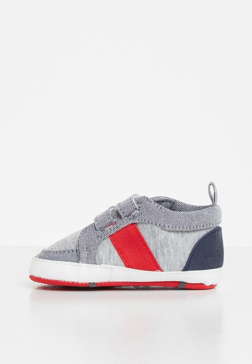 Pop Candy - Baby sneaker - grey/red